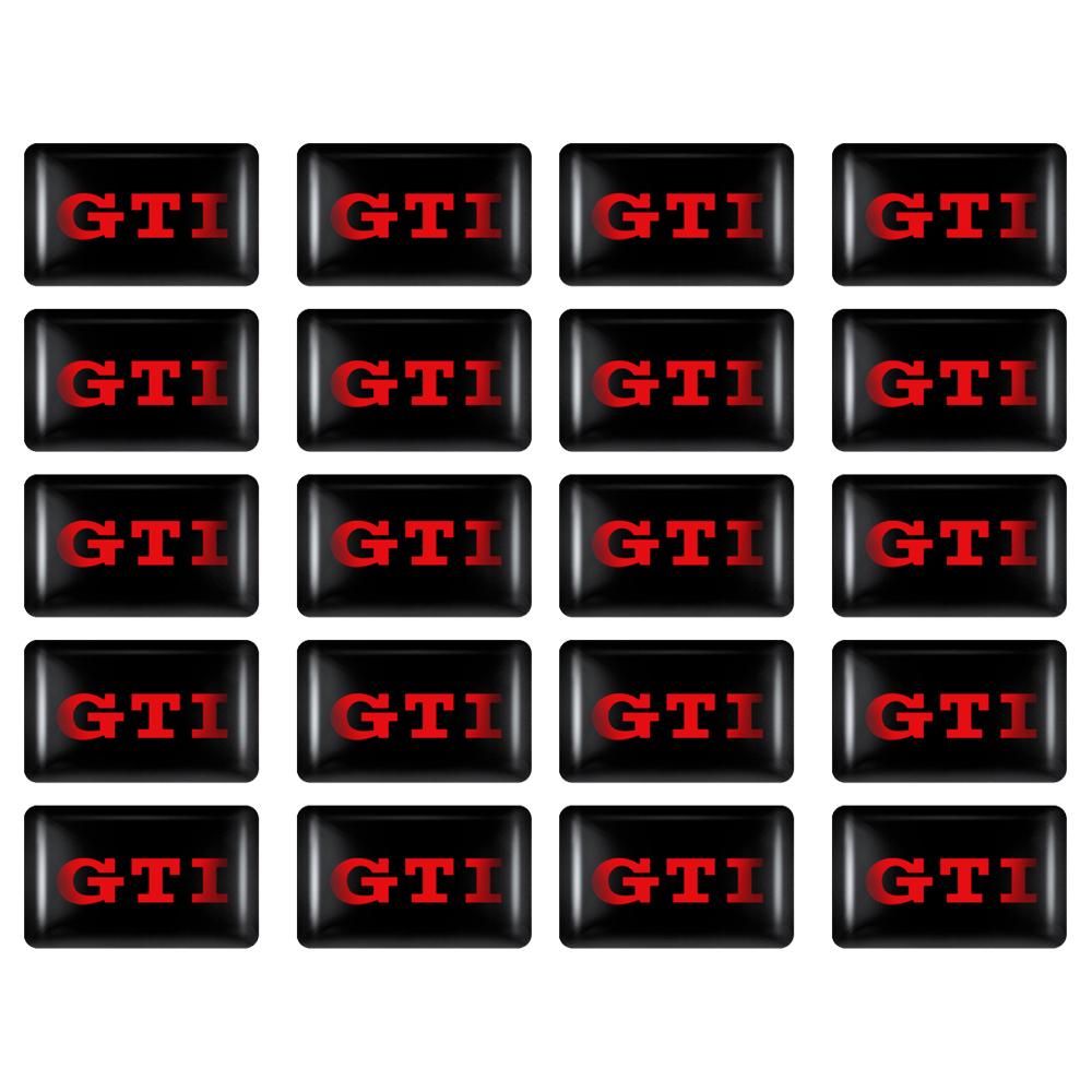 T2710/20/50Pcs 3D Fashion Car-Styling Body Waterproof Epoxy Resin Logo Sticker For Volkswagen GTI Golf Tiguan Passat Magotan Jetta 