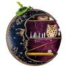 Vintage Display Shelf Fashion Sturdy Stress Relieve Bedroom Wall Hanging Moon Shape Witch Altar Decor