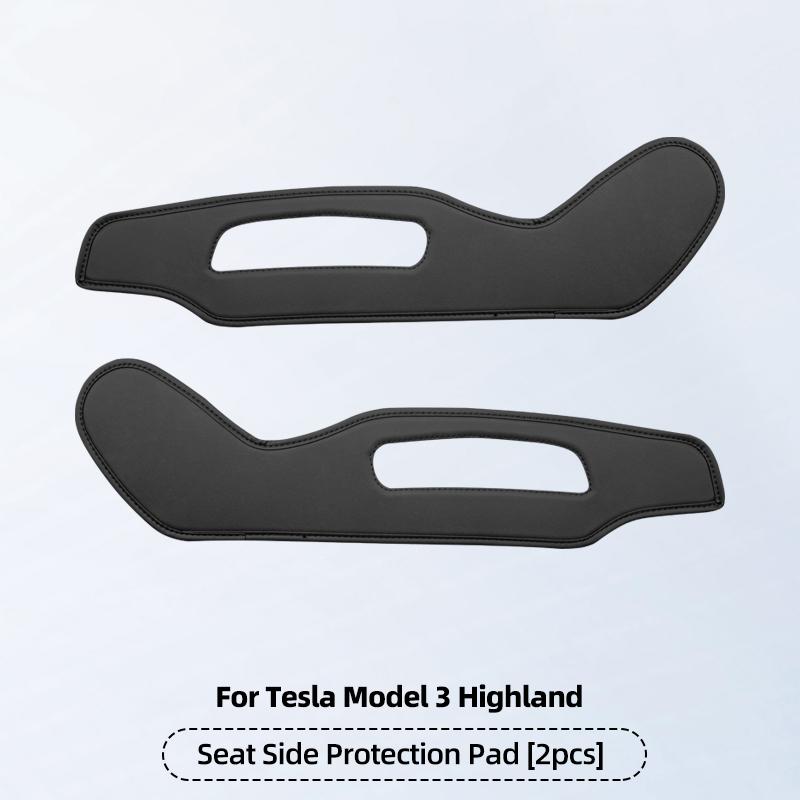 Для Tesla Model Y Juniper Model 3 Highland Защитная накладка на боковину сиденья, Кожаная накладка от грязи, Аксессуары для интерьера автомобиля