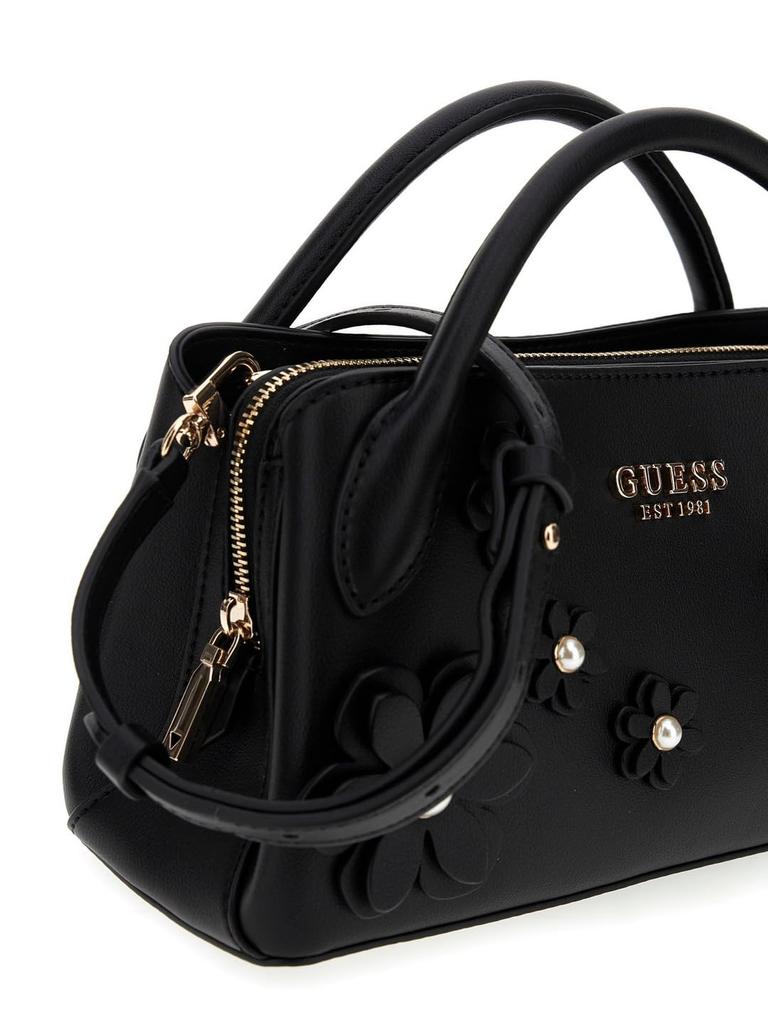 Handbag ZARIA SMALL GIRLFRIEND SATCHEL BLA [GUESS] Women's