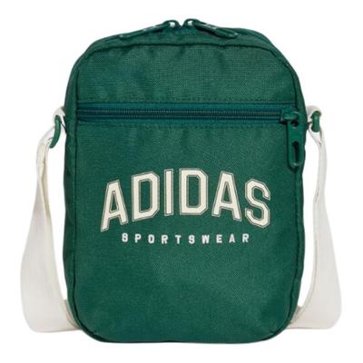 adidas Полиэстеровая сумка кроссбоди, плечевая сумка унисекс зеленая Adidas JD1901