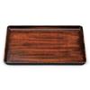 Roughly Carved Wide Tray with Tochigi Lacquerware Made In Japan J-kitchens 3-shaku (1.3m) (Tray) Lacquer, Non-Slip, 39cm, (ABS Resin),