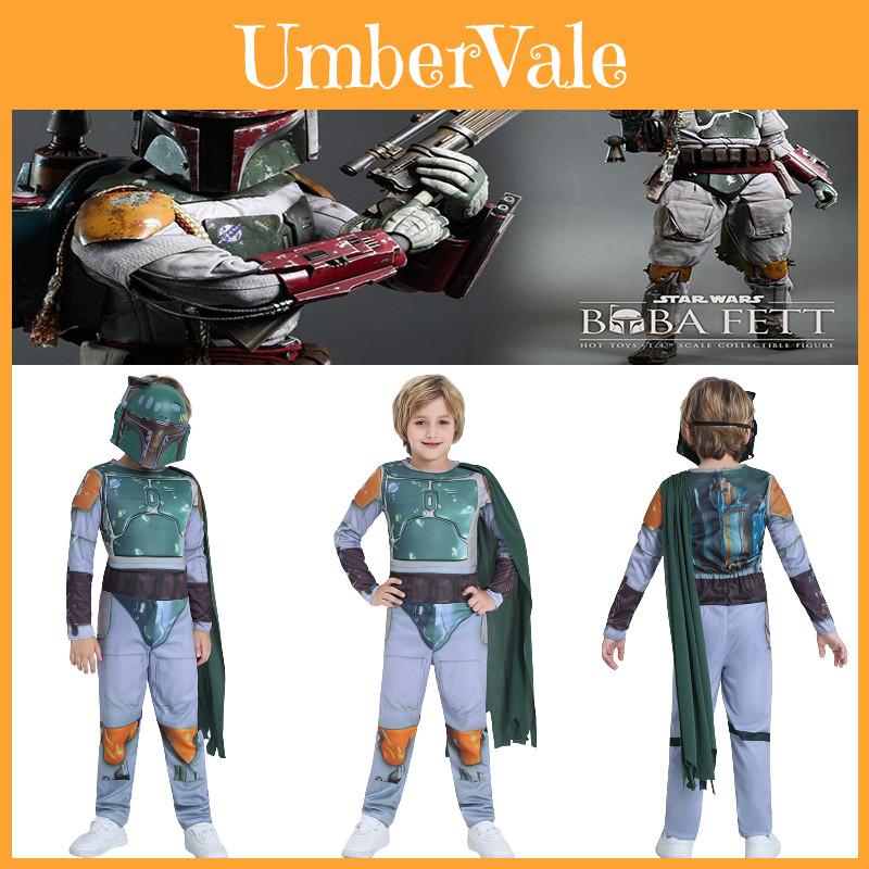 Authentic Star Wars Boba Fett Cosplay Costume Perfect For Comic Con