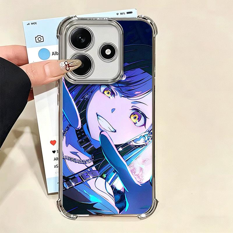 Мягкий чехол для телефона аниме Oshi No Ko для Xiaomi Redmi Note 14 15 Pro Plus 13 12 11S 11T 5G 10 9S 9 С покрытием Защита от падения Fundas