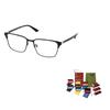 Gucci Rectangular Frame Glasses (Unisex) Prescription Glasses GG0756OA
