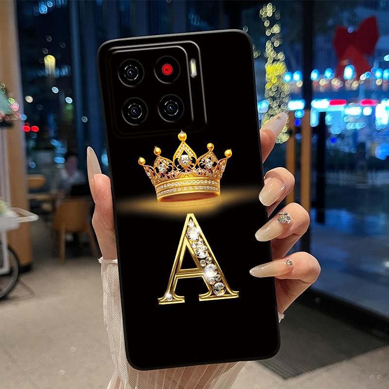 Для ZTE Blade A56 (Z2473)/Nubia A56 Роскошный Чехол-буклет с буквой 'A' для ZTE Blade A56 Pro Мягкий Силиконовый Черный Чехол Ударопрочный Корпус