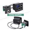 Guitar Preamp Pickup Digital Tuner Systems 3-Band Equalizer Ukulele Piezo Pickup with LCD Display and Volumes Control