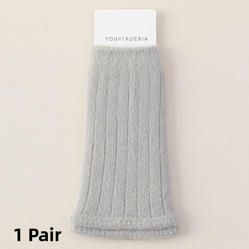 Модные утолщенные женские длинные чулки теплые Y2K зимние носки с ворсом защита ног японский стиль носки для ног подарок