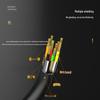 LIJIA DB9 RS232 1 Female to 2 Male Serial Splitter Cable