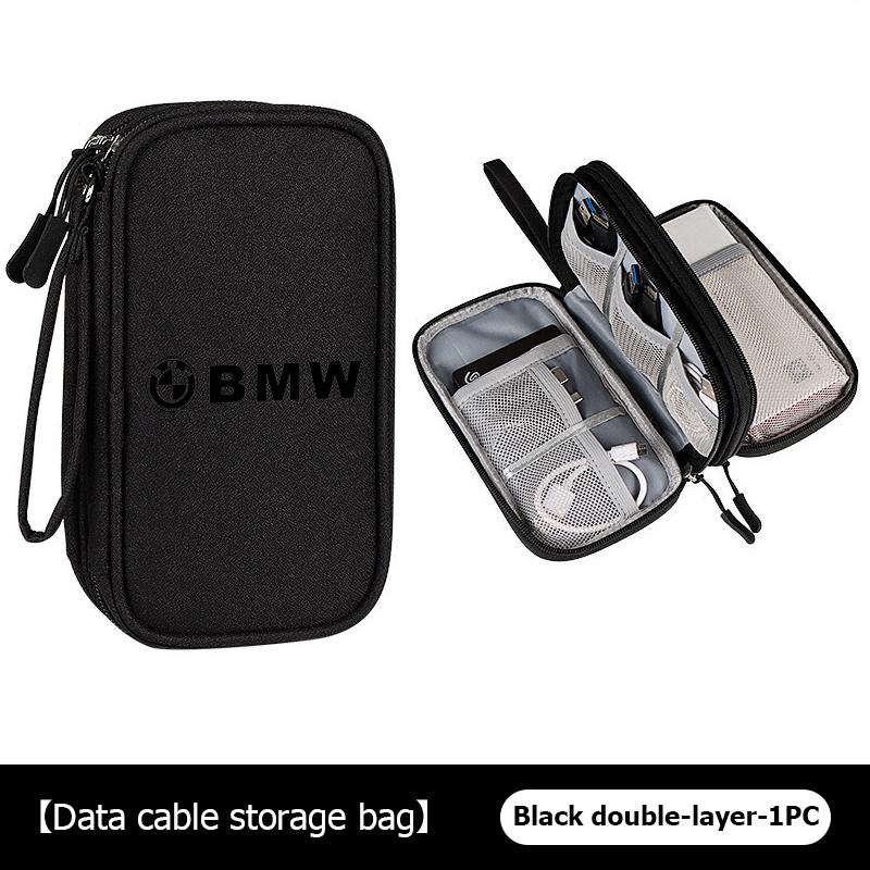 HVHE9 Car Travel Phone Data Line Storage Multifunction Oxford Bag For BMW M Sport M2 M3 M4 M5 M6 E46 E90 E60 F10 F20 E87 X3 X6