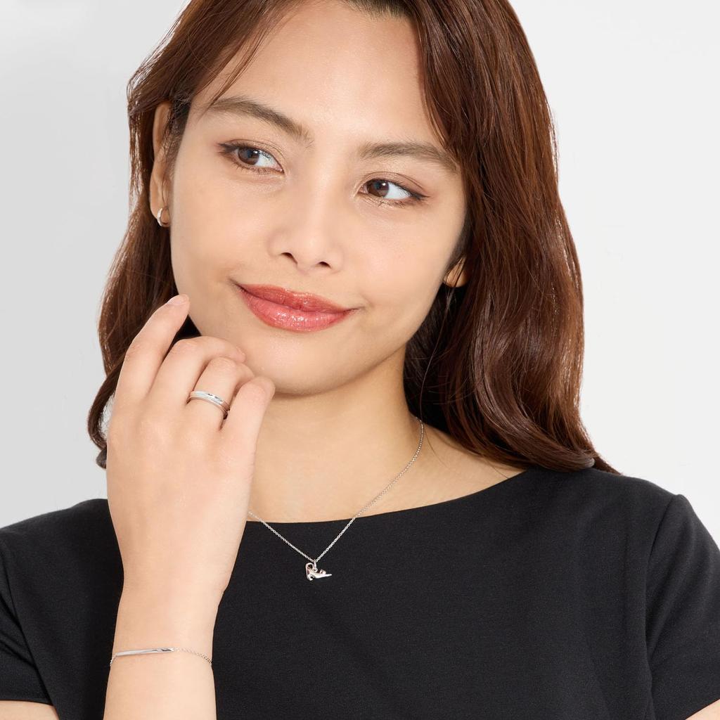 Кольцо из стерлингового серебра с изогнутым дизайном Lala Christie, размер 15, женское [БЕЛАЯ этикетка] r14012-w-15