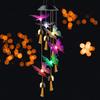 Hanging Solar Garden Decor Light Butterfly Solar Wind Chime Color Changing Solar Lamp Outdoor Waterproof For Garden Yard