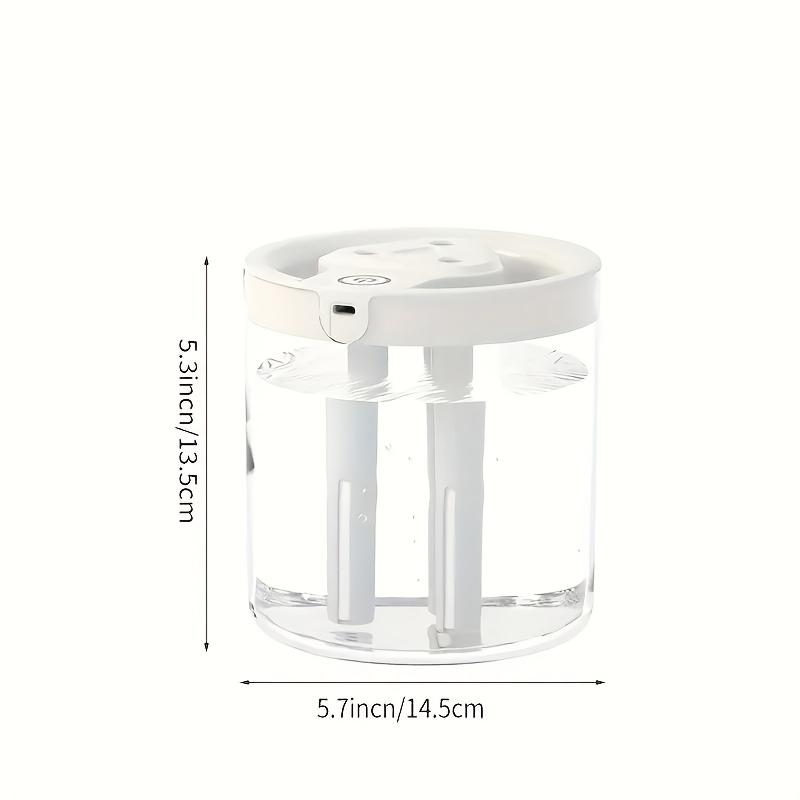 Ароматический увлажнитель воздуха большой емкости с трехскоростным USB-портом, бесшумной работой ультразвука и тремя регулируемыми режимами распыления