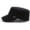 Hat Solid Color Flat Top Hat Spring and Autumn Fashion Short Brim Visor Cap Cap Casual Hat Versatile