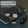 Air Conduction Bluetooth Earphones V5.3 Plug Memory Card Digital Display Waterproof With Mic Hanging Ear Sports Earphones