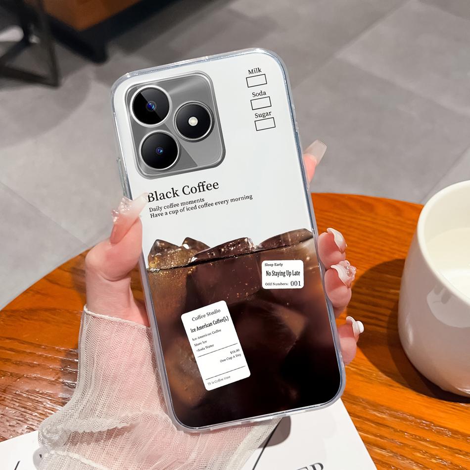 Чехол для Realme Note 50 Простой Стильный Прозрачная Задняя Крышка Для Realme Note50 Funda Мягкий Прозрачный ТПУ Силикон Противоударный Корпус