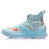 Li Ning Блокада Амортизация Скользкие Устойчивые к истиранию Высокие Баскетбольные кроссовки Мужские Синие ABAP057-3