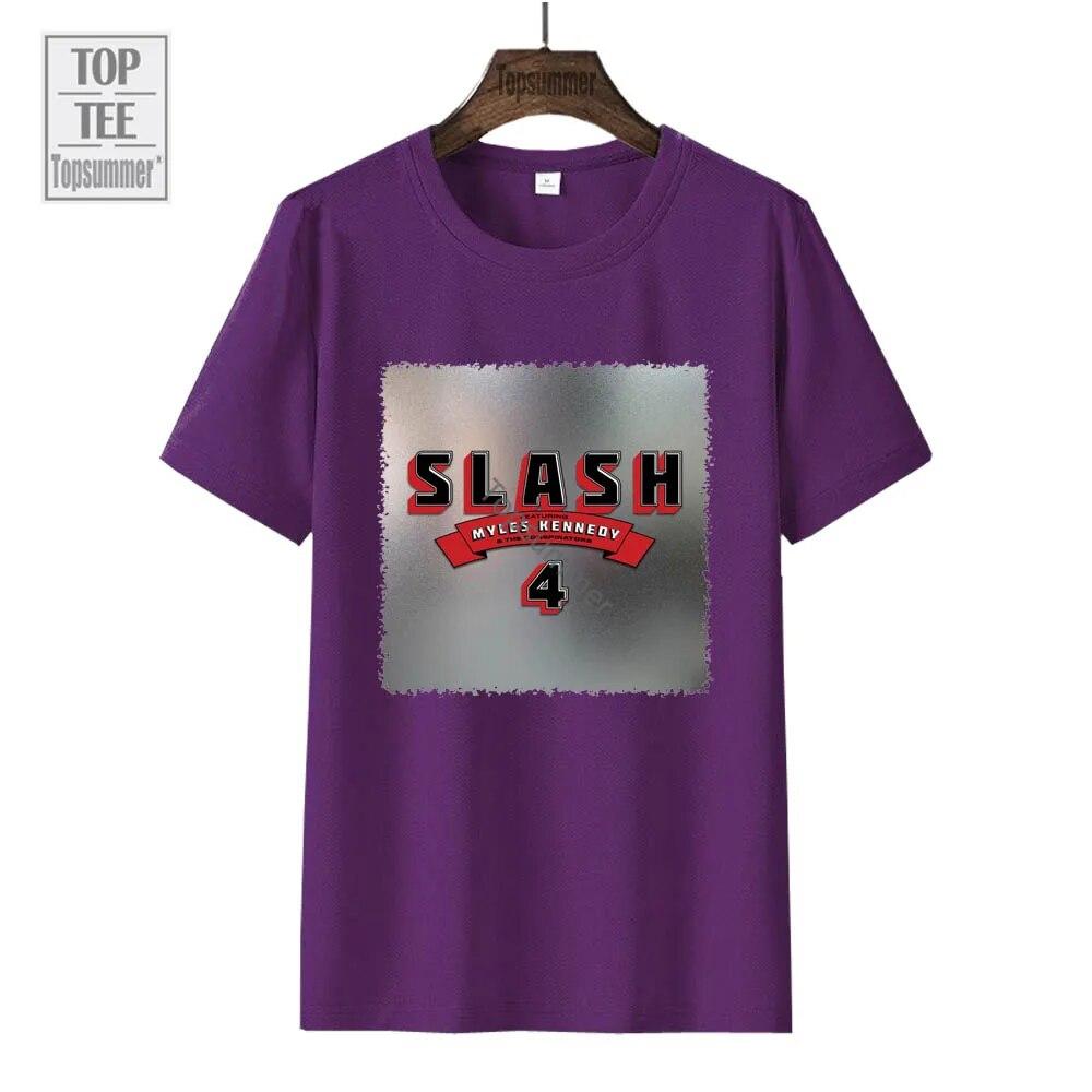 4 Album T Shirt Slash Tour T-Shirt Fashion Harajuku Oversized Tshirts Couples Graphic Print Tops