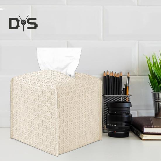 Tissue Box Cover Disposable Paper Hand Towels Holder Modern Minimalist Design Easy To Use Waterproof Tissue Holder Versatile Decor