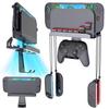 Универсальное металлическое настенное крепление для Nintendo Switch 2/Switch/OLED – с защитной пенопластовой полосой, Экономия места