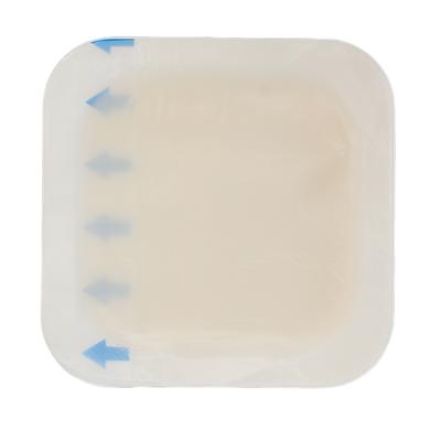 Силиконовая повязка на крестец с высокой впитывающей способностью, силиконовая клейкая подушечка с каймой для ухода за ранами, быстрое заживление