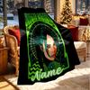 Custom Name Personalized Billie Eilish Print Blanket, Home Decor, Bedroom, Sofa, Camping, Couch, Gifts for Birthday Christmas