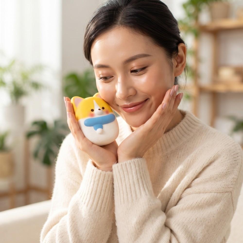 Slow Rebound Squeeze Toys PU Fidget Toy Sensory Toy Cartoon Dog Squishy Toy  Gift Giving