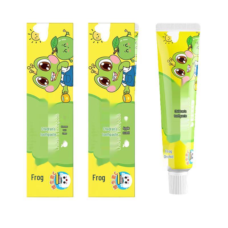 Frog Prince Kids Apple Anti-Cavity Toothpaste Duo Pack