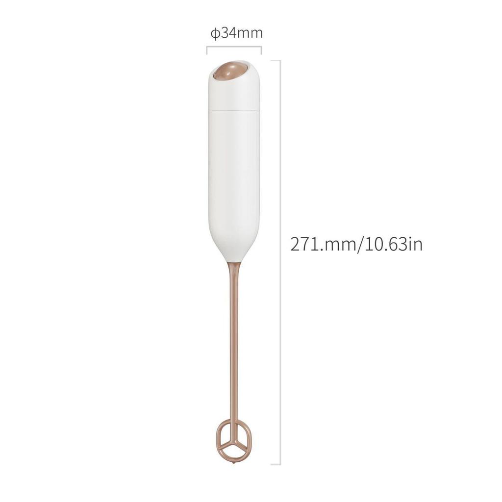 Беспроводной двухцелевой вспениватель молока и кофе с насадкой для взбивания яиц