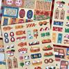Kawaii Japanese Vintage Showa Style Sticker Book Cute Journal Scrapbook Decor Material Mobile Phone Case Stationery Diy Decals