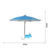 Mini Waterproof Phone Umbrella 1Pcs Anti-UV Sun Shade Clip On for Outdoor Live Streaming Selfie Camping Activities