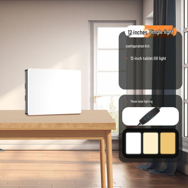 Светодиодная подсветка: Профессиональная панель для стримеров и фотографов - Идеально подходит для прямых трансляций, бьюти-съемок и фотосъемки в помещении.