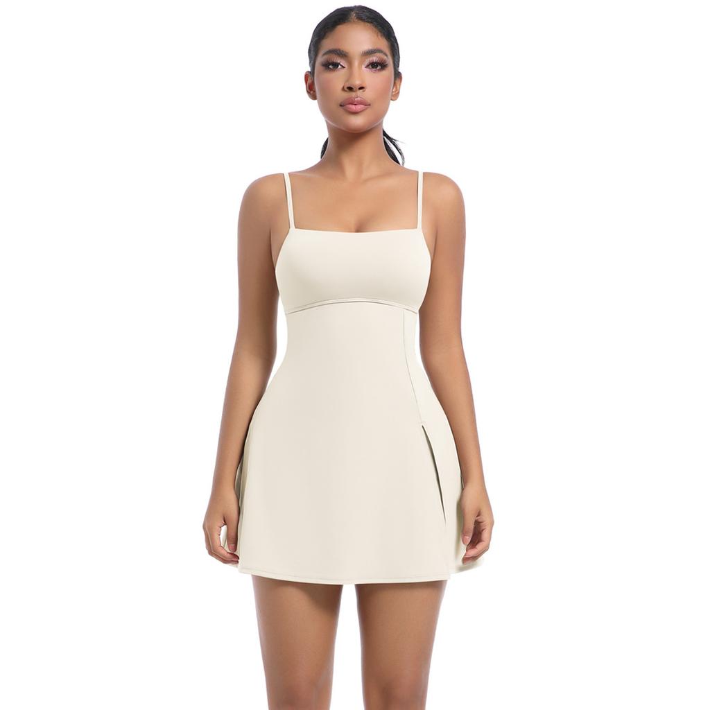 Женские высококачественные спортивные теннисные юбки, цельный спортивный костюм (Внутри шорты.) Подходит для бега/фитнеса/тенниса/тренировок/йоги/повседневного ношения