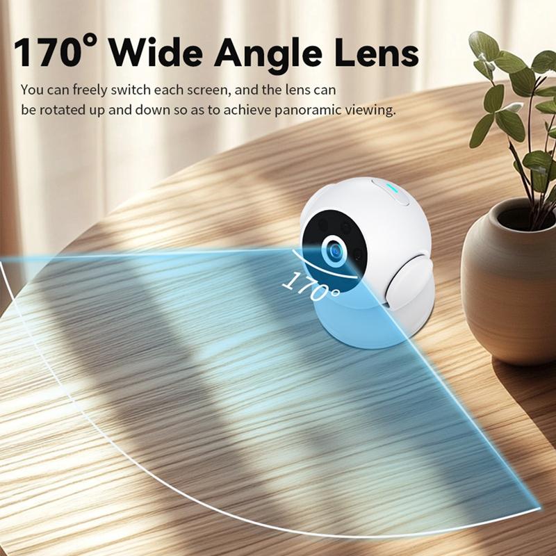 Камера видеонаблюдения с высоким разрешением, ночное видение, мониторинг безопасности ребенка, беспроводная IP-камера для помещений