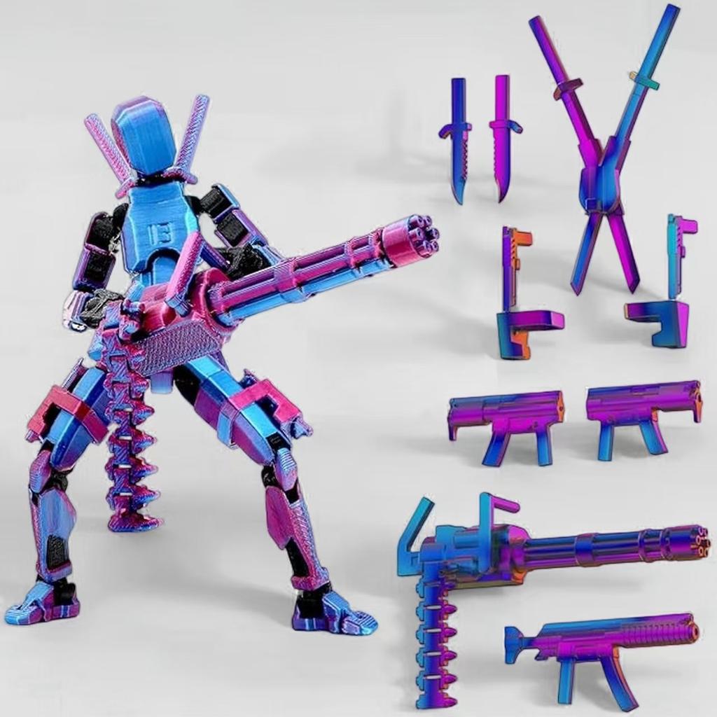 Titian13 3D-печатный манекен T13 Серия щупалец Игрушки Фигурки Действия Многосуставной Подвижный Робот-трансформер Игры