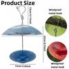 Weatherproof Umbrella Bird Feeder UV Protection Bird Water Drinker Bird Food Dispenser  Outdoor
