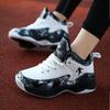 Kids Basketball Shoes Fashion Sneakers Sport Shoes For Children 3 Color Plus Size 31-40(Boys,Girls)