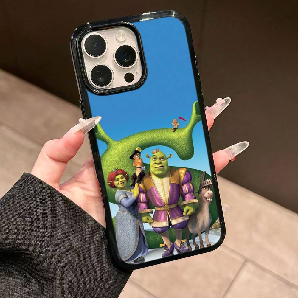 Классический фильм S-Шрек Для IPhone 17 16 15 14 13 12 11 Mini Pro Max Plus ПК+ТПУ Задняя крышка телефона