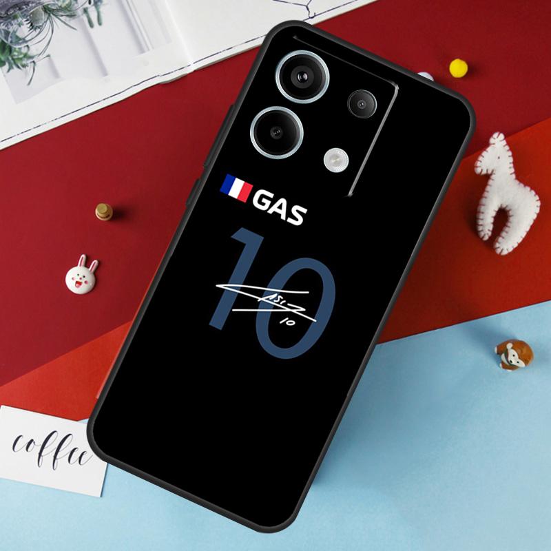 Pierre Gasly 10 F1 Case For Xiaomi Redmi Note 13 12 11 8 9 10 Pro Note 12S 11S 10S Redmi 12 10C 12C 13C Cover