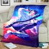 Jujutsu Kaisen Blanket Warm Flannel Print for Bedrooms, Sofas, Beds, Chairs, Picnics, Travel Use