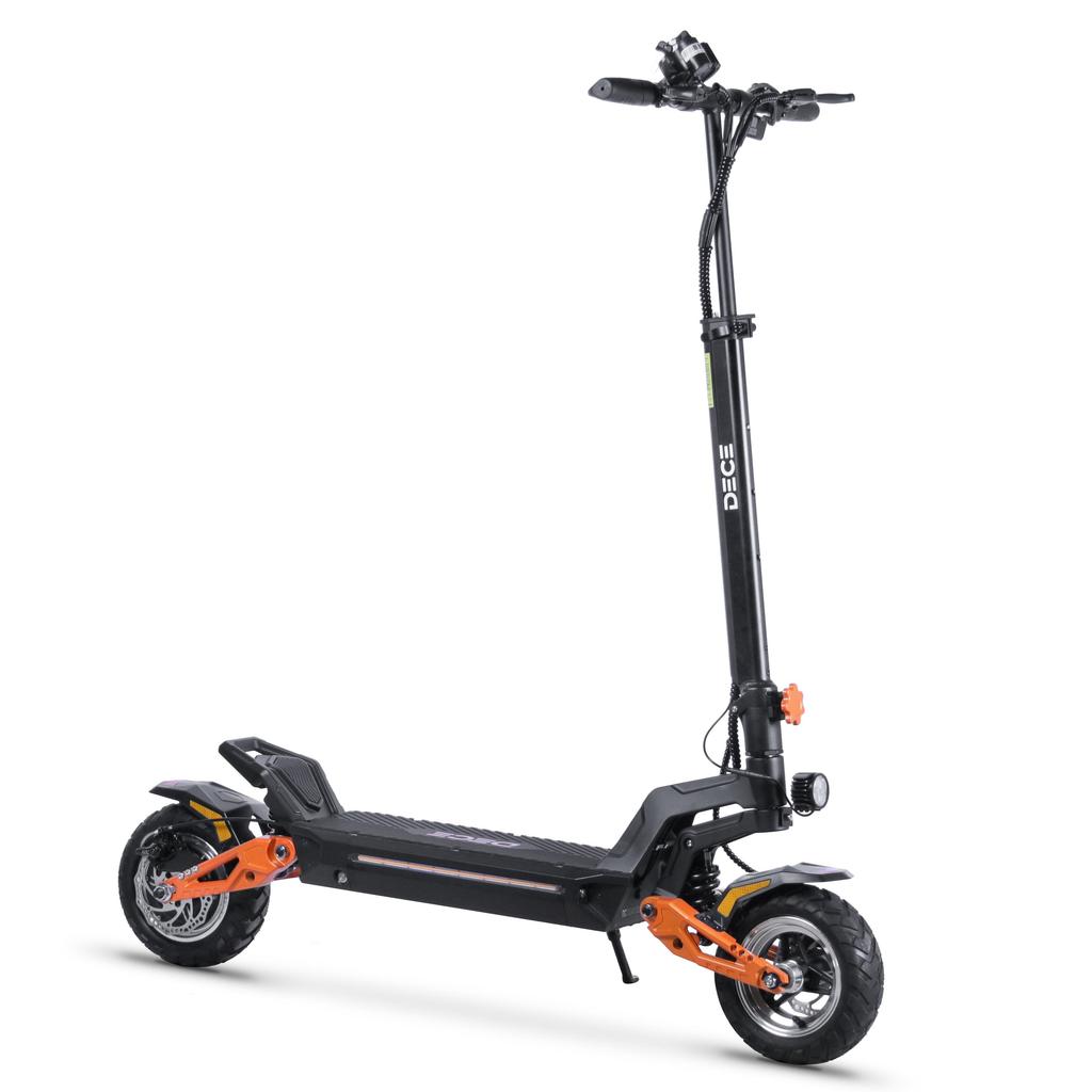 DECE DES20 48V Adult Urban Commuting Folding Electric Scooter 1200W Motor 48V13A Battery 10 Inch Off-Road Tires OutDoor EScooter