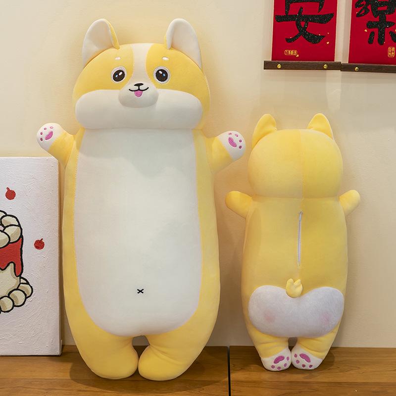 Sub butt corgi plush toy girls sleeping throw pillow baby side sleeping pillow sofa cushion