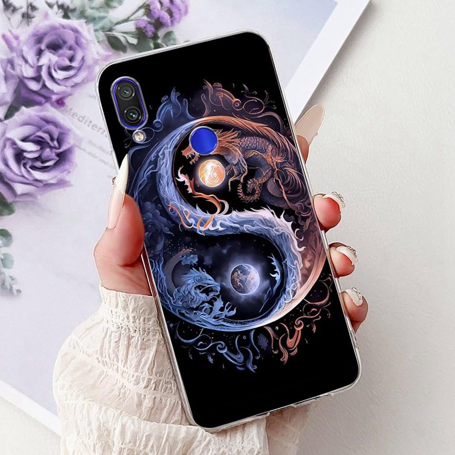 New Fashion Painting Case For Xiaomi Redmi Note 7 Pro 7S Note7 Soft Silicone TPU Phone Cases For Redmi Note 7 7Pro Cover Bumpers