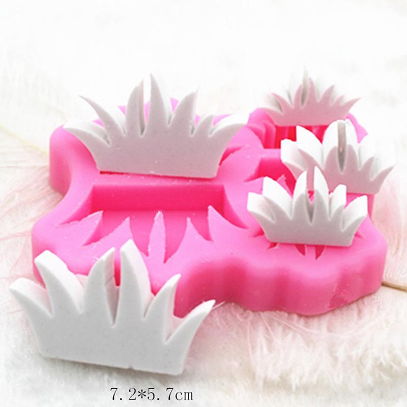 Трава Силиконовая Форма Шоколадный Фондант Форма для Торта Кухня Выпечка Декор Инструменты Сделай Сам