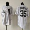 Unisex Baseball Jersey Fan Apparel White Sox Style Embroidered Cotton Sport Shirt Men Women