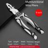 1PC Multifunctional Universal Flat Pliers Hardware Wire Cutters Professional Electrician Non-slip Practical Maintenance Tools