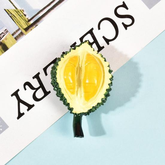 Имитация еды, магнит на холодильник, смола, дуриан, мороженое, яйцо, микроволновая печь, доска, магнит на холодильник, украшение для дома, офиса и кухни