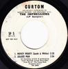 7-дюймовая пластинка IMPRESSIONS - The Impressions (Сэмплер LP) SP5 Curtom 1969 UK Соул/Фанк Б/У