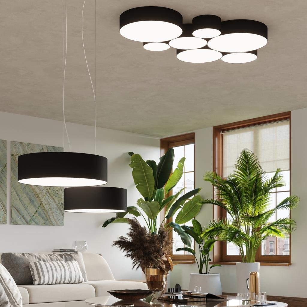 Arena 45 ceiling lamp black