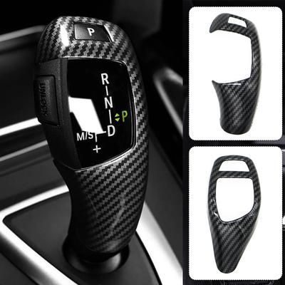 Текстура из углеродного волокна для BMW F30 F10 F15 F07 F20 F21 F22 F32 F34 F35 5GT рамка панели переключения передач автомобиля крышка ручки переключения передач отделка головы